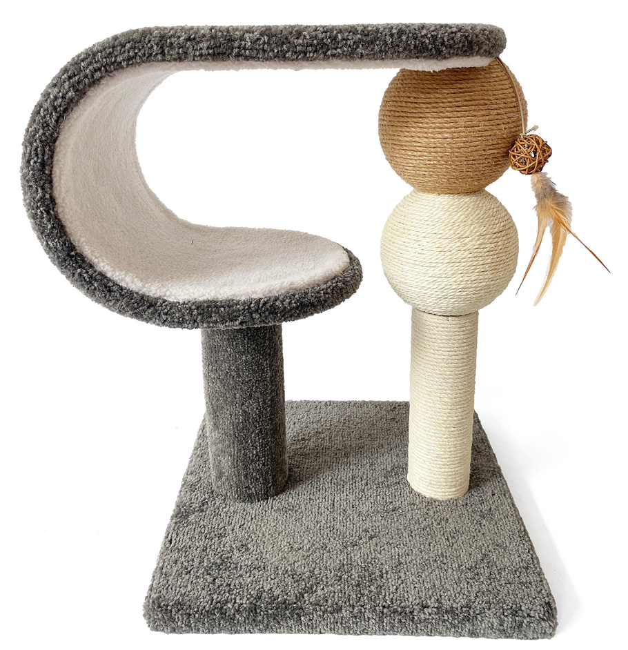 Watchtower Cat Scratcher with Double Balls